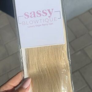 Blonde Hair Extension Genius weft